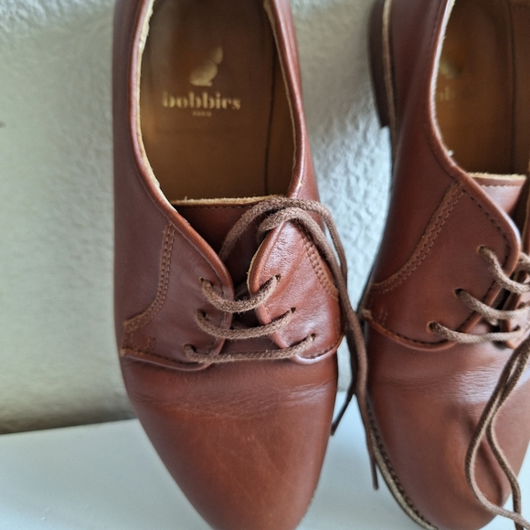 Bobbies Women Authentic Leather Lace Up Shoes - Picture 3 of 7